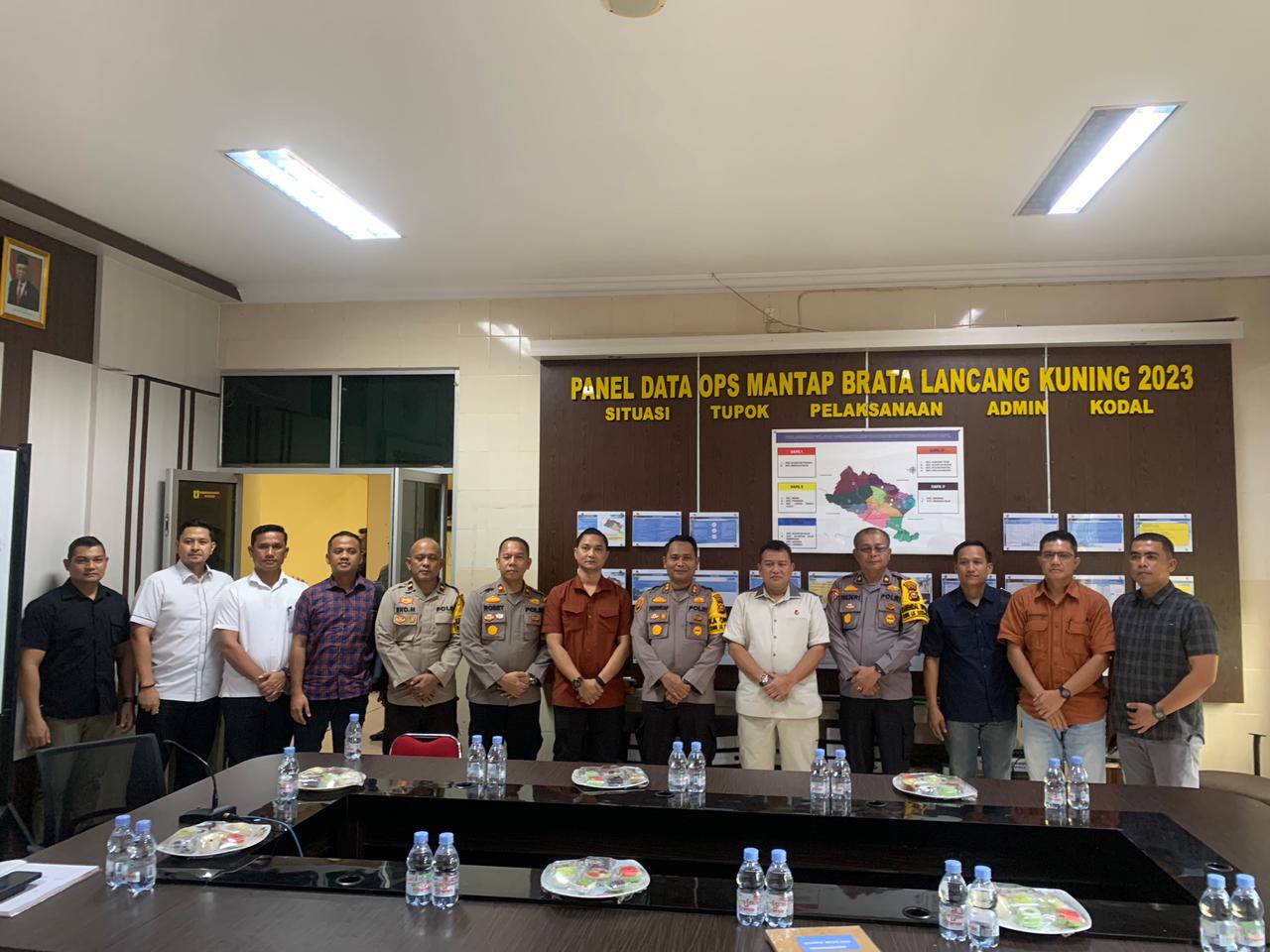 Polres Kuansing bersama Tim Pamatwil Polda Riau Laksanakan Asistensi Operasi Mantap Brata Lancang Ku